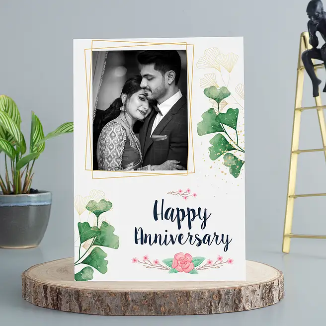 Personalised Anniversary Greeting Card